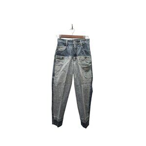 Vintage Sweet Clothing Co. High-Waisted Relaxed Fit Denim Jeans For Women Two-To
